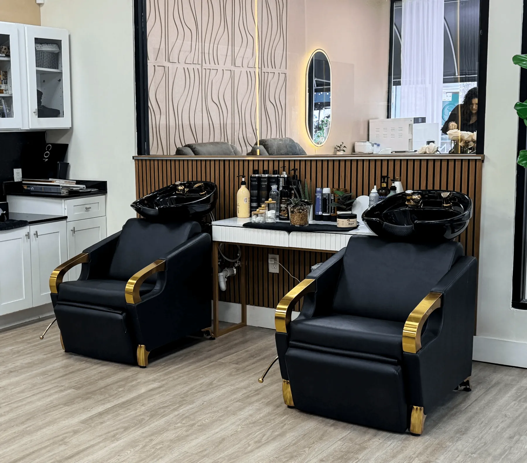 Wash area