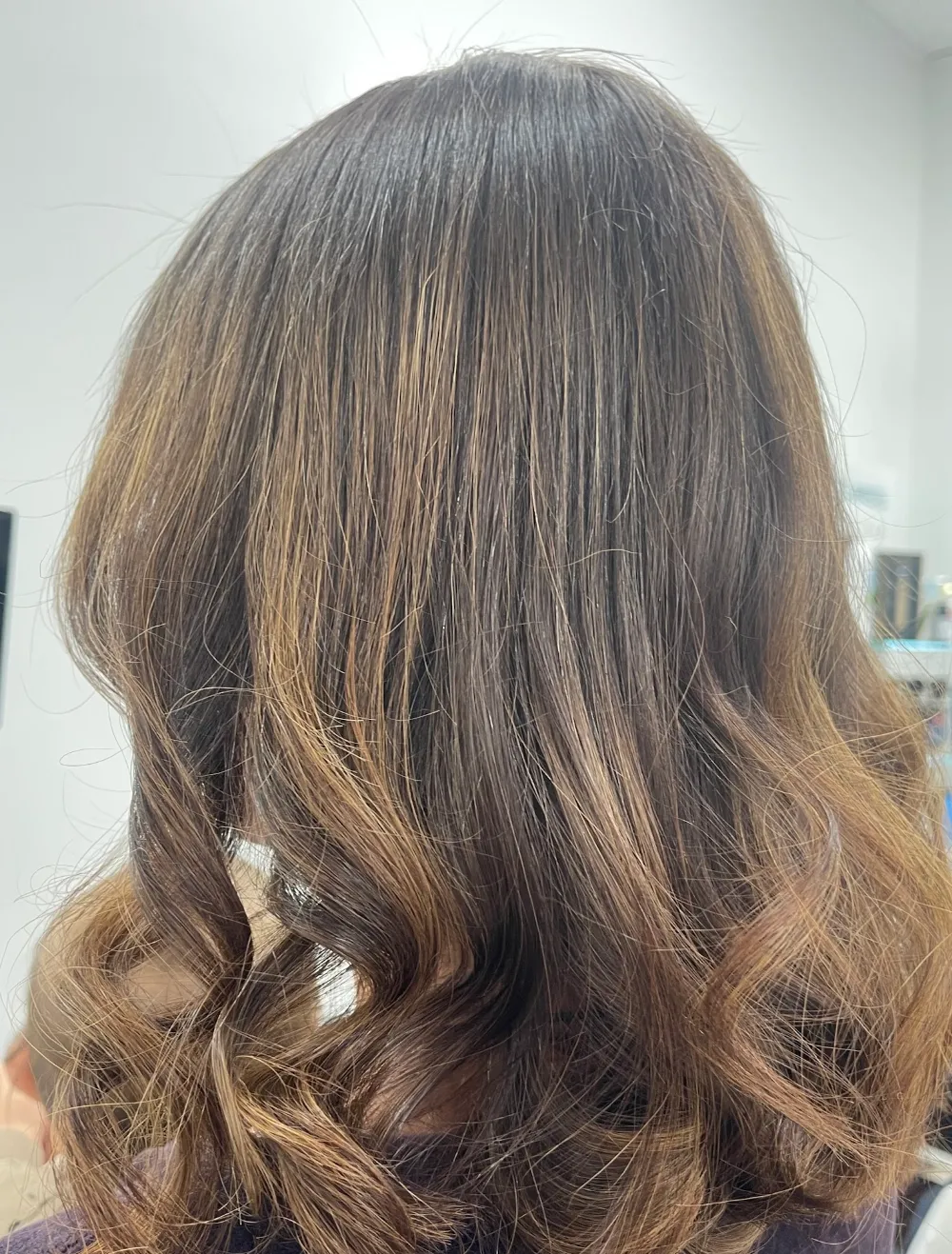 Warm balayage done at Albert K Studio